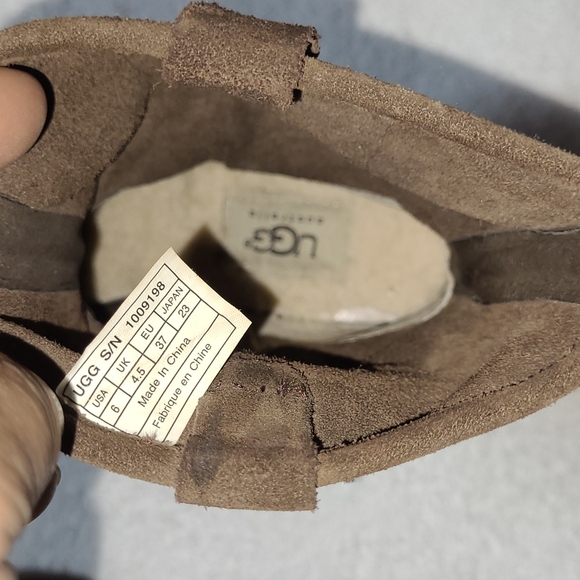 UGG Briar  Suede Zip Up Ankle Boots Size 6 Women's - Picture 10 of 10